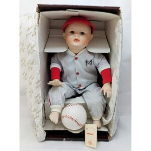 1990 Knowles Yolanda's Picture Perfect Babies Michael Porcelain Doll With COA